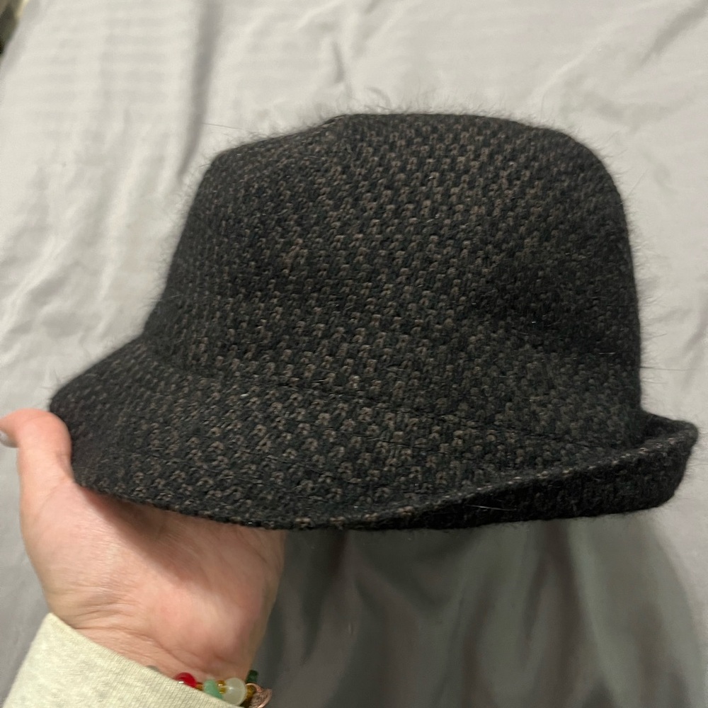 Angora bucket hat women’s fluffy like vintage